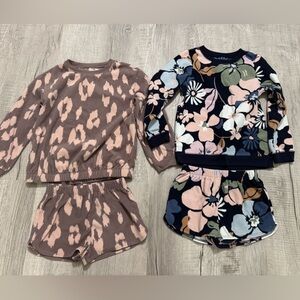 Carter's Pink and Blue Floral Kids' pajamas